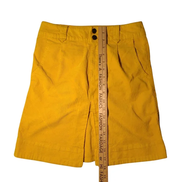 GAP 1969 XXS Pencil Skirt Yellow - Picture 5 of 7